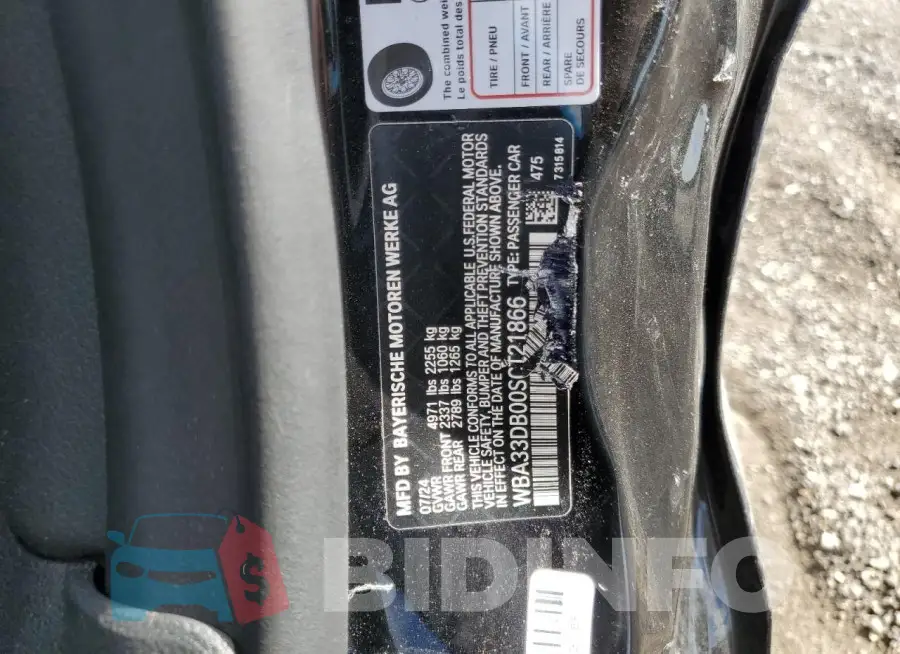 WBA33DB00SCT21866 Photo# 12
