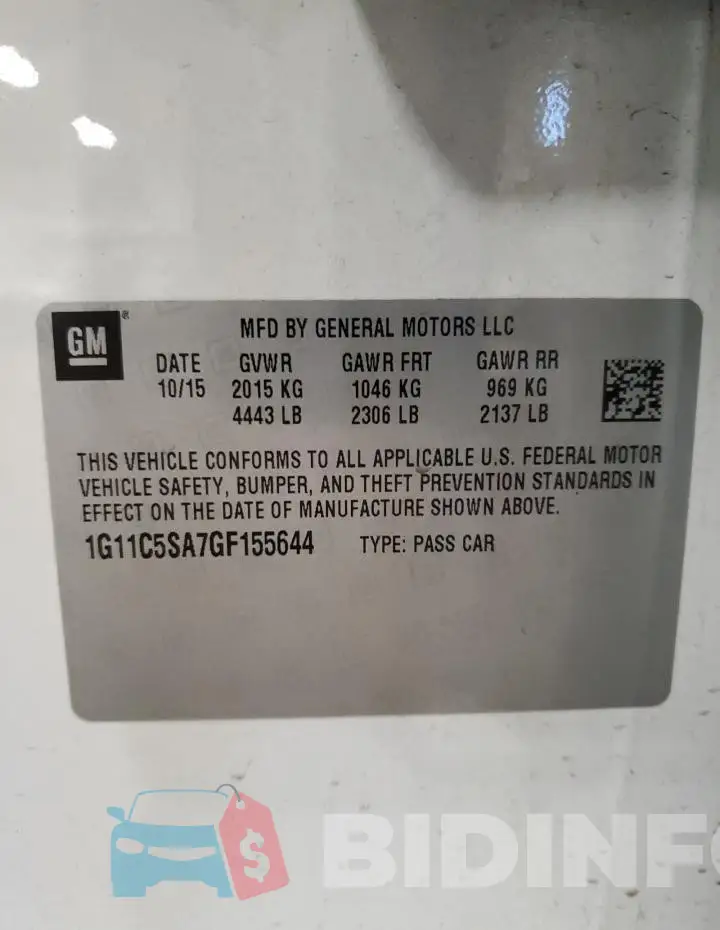 1G11C5SA7GF155644 Photo# 12