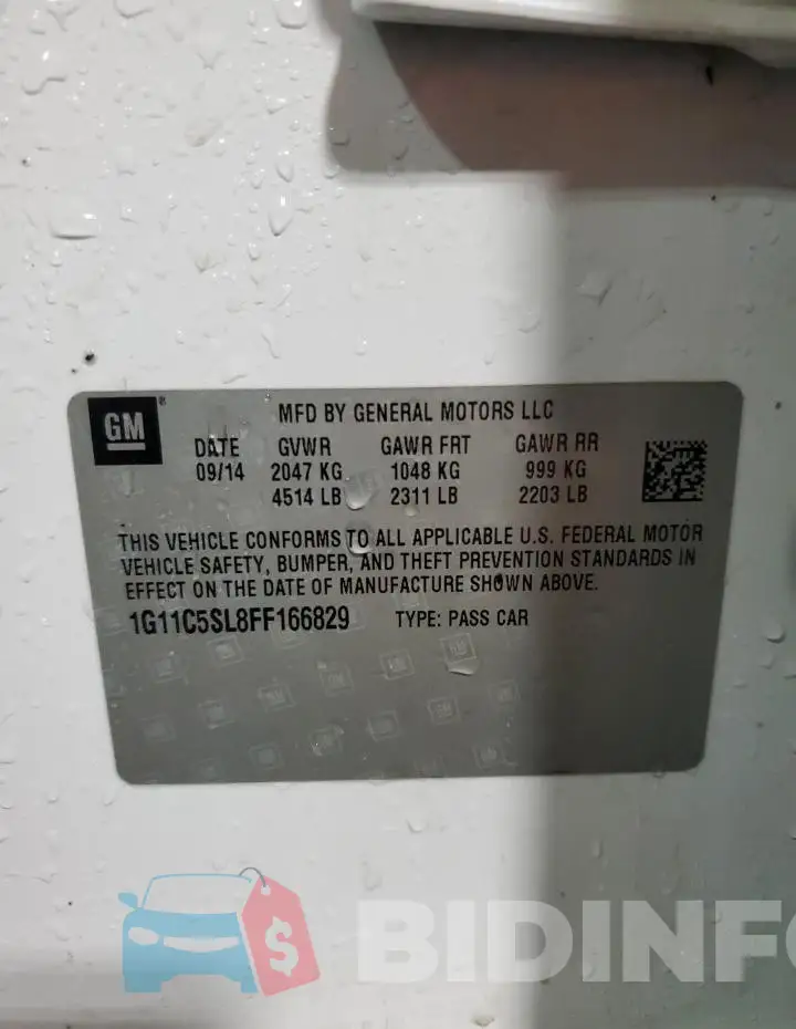 1G11C5SL8FF166829 Photo# 13
