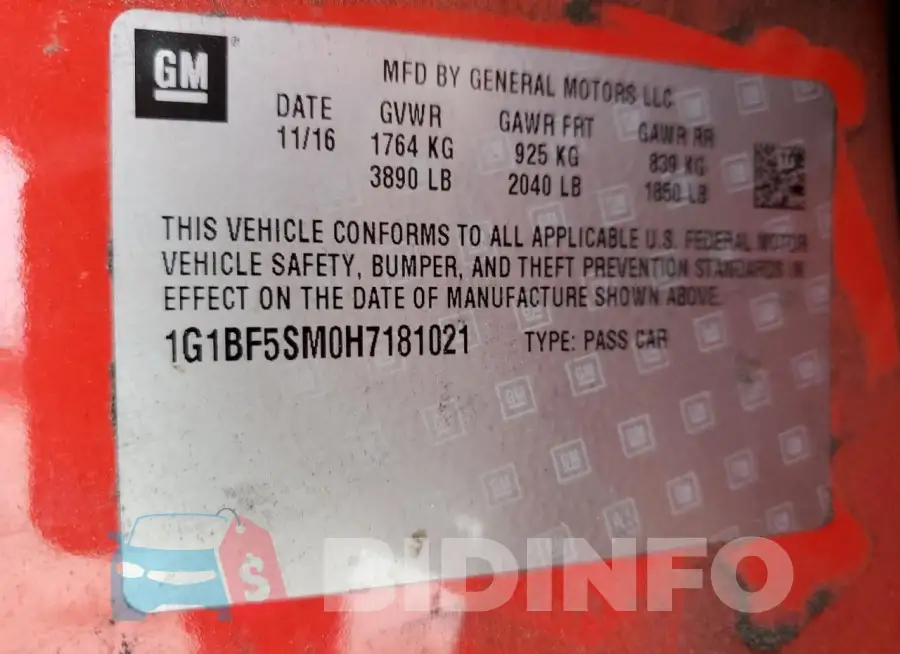 1G1BF5SM0H7181021 Photo# 12