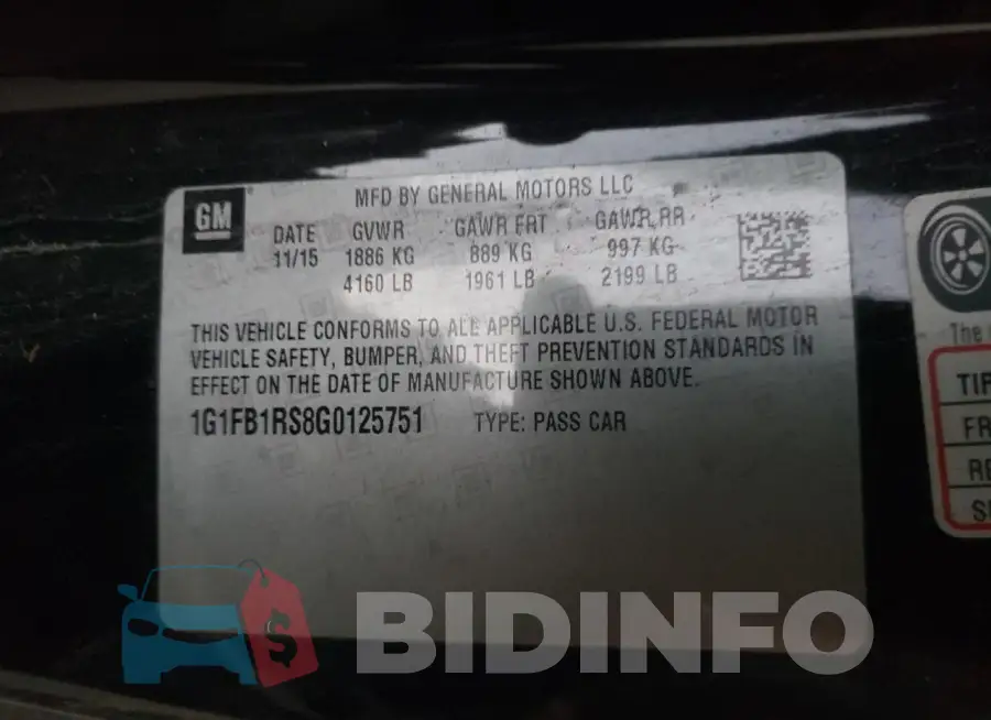 1G1FB1RS8G0125751 Photo# 12