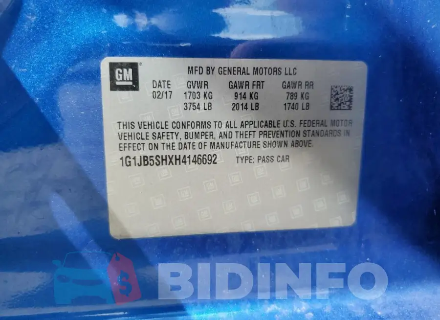 1G1JB5SHXH4146692 Photo# 12