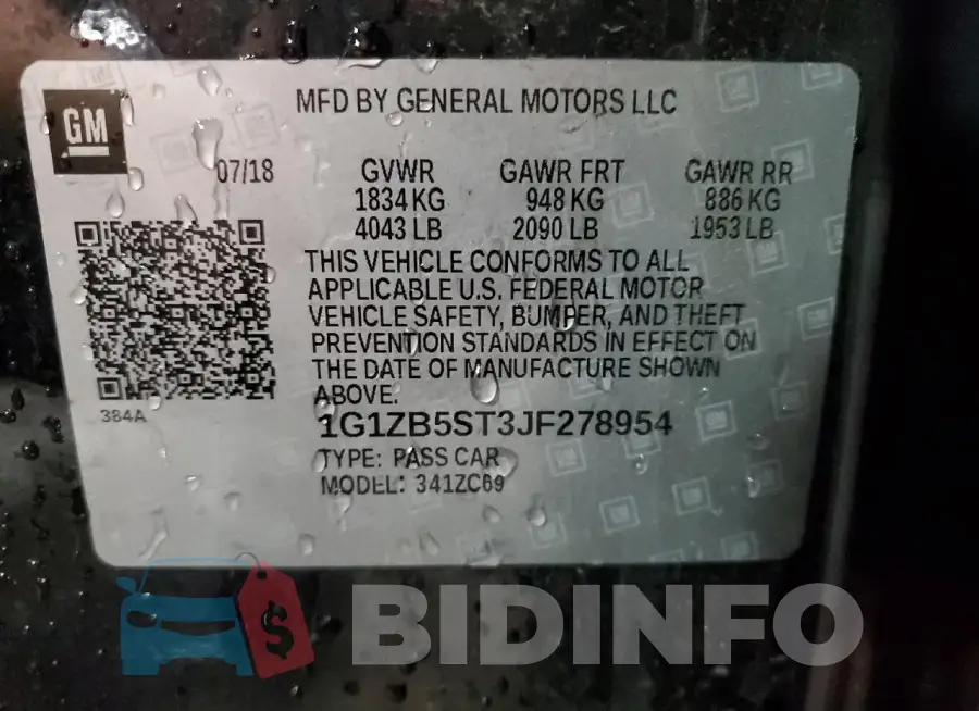 1G1ZB5ST3JF278954 Photo# 12