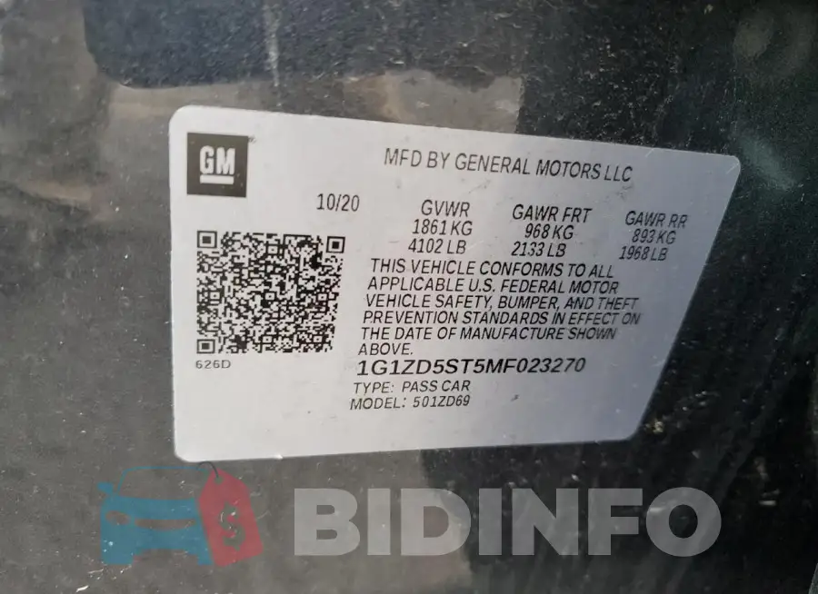 1G1ZD5ST5MF023270 Photo# 13
