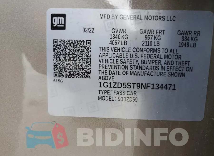 1G1ZD5ST9NF134471 Photo# 13
