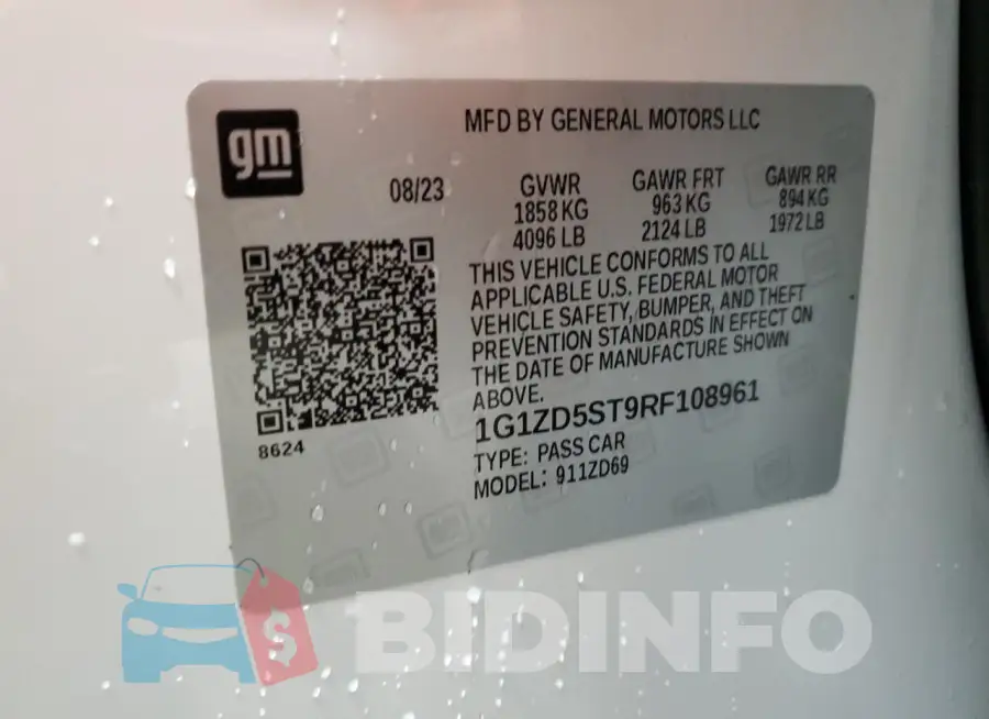 1G1ZD5ST9RF108961 Photo# 13