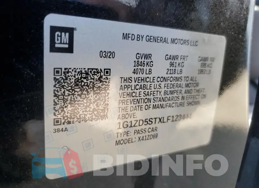 1G1ZD5STXLF123444 Photo# 12