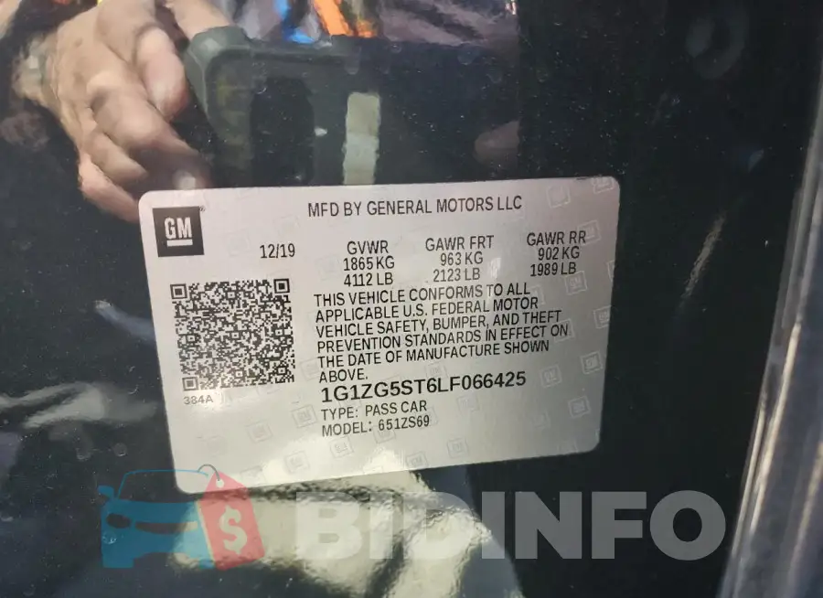 1G1ZG5ST6LF066425 Photo# 13
