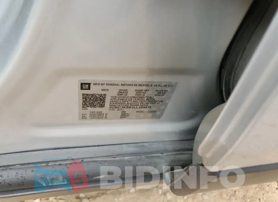 3GNCJKSB1LL164571 Photo# 14