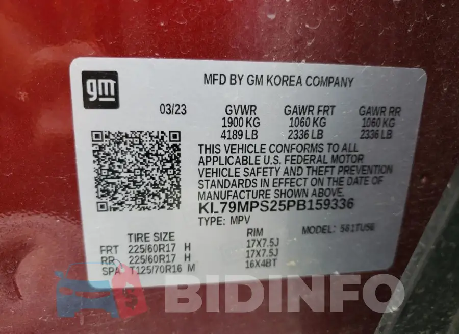 KL79MPS25PB159336 Photo# 13