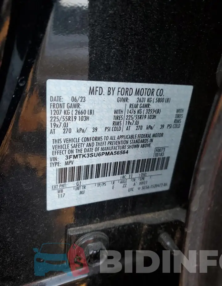 3FMTK3SU6PMA56584 Photo# 12