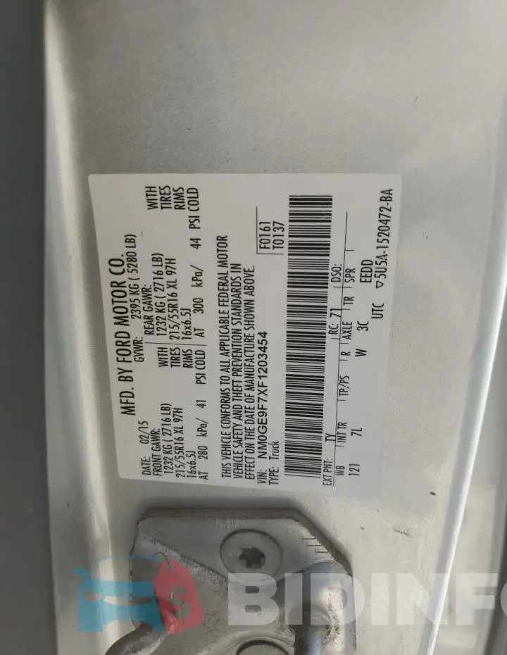 NM0GE9F7XF1203454 Photo# 13