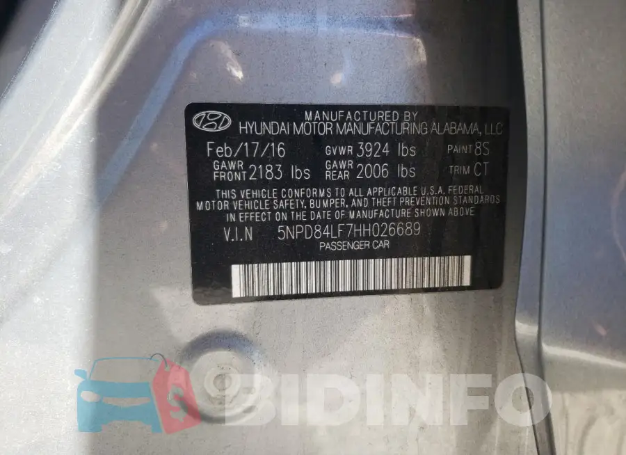 5NPD84LF7HH026689 Photo# 12