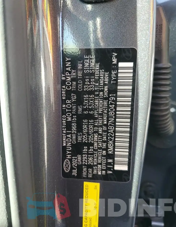 KM8K22AB7NU804791 Photo# 13