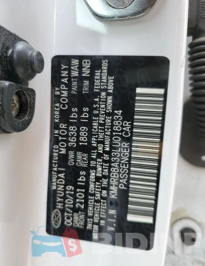 KMHRB8A33LU018834 Photo# 14