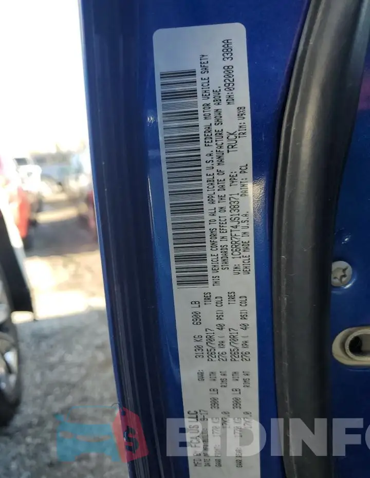 1C6RR7FT4JS138371 Photo# 12