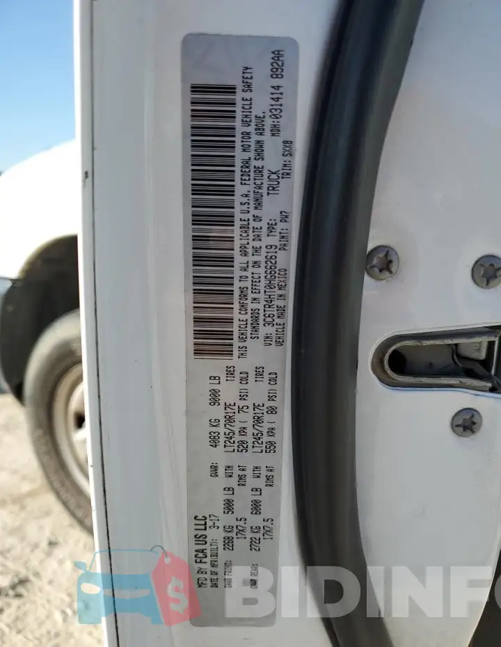 3C6TR4HT0HG662619 Photo# 12