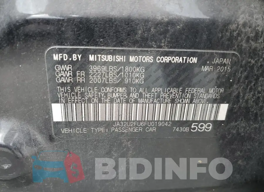 JA32U2FU6FU019042 Photo# 12