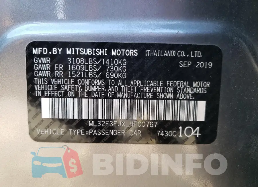 ML32F3FJXLHF00767 Photo# 13
