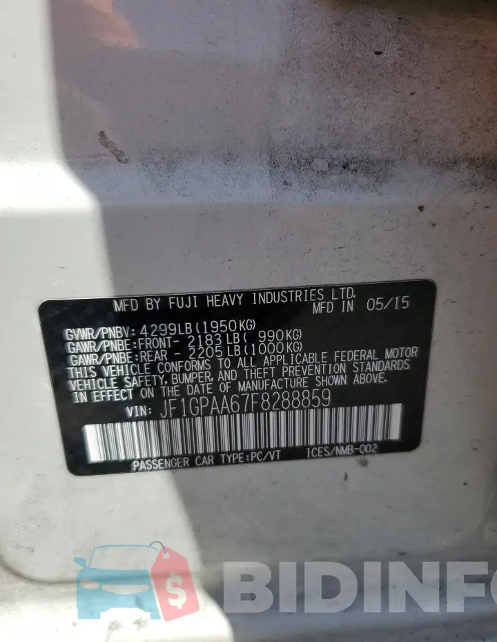 JF1GPAA67F8288859 Photo# 12