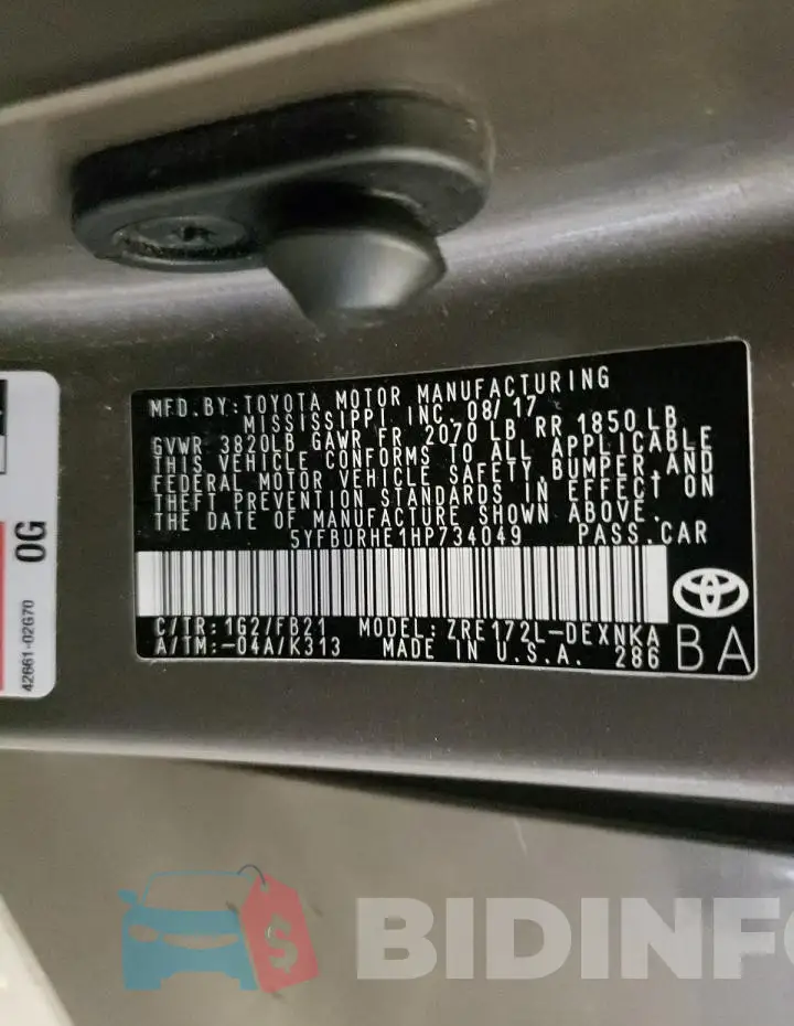 5YFBURHE1HP734049 Photo# 12