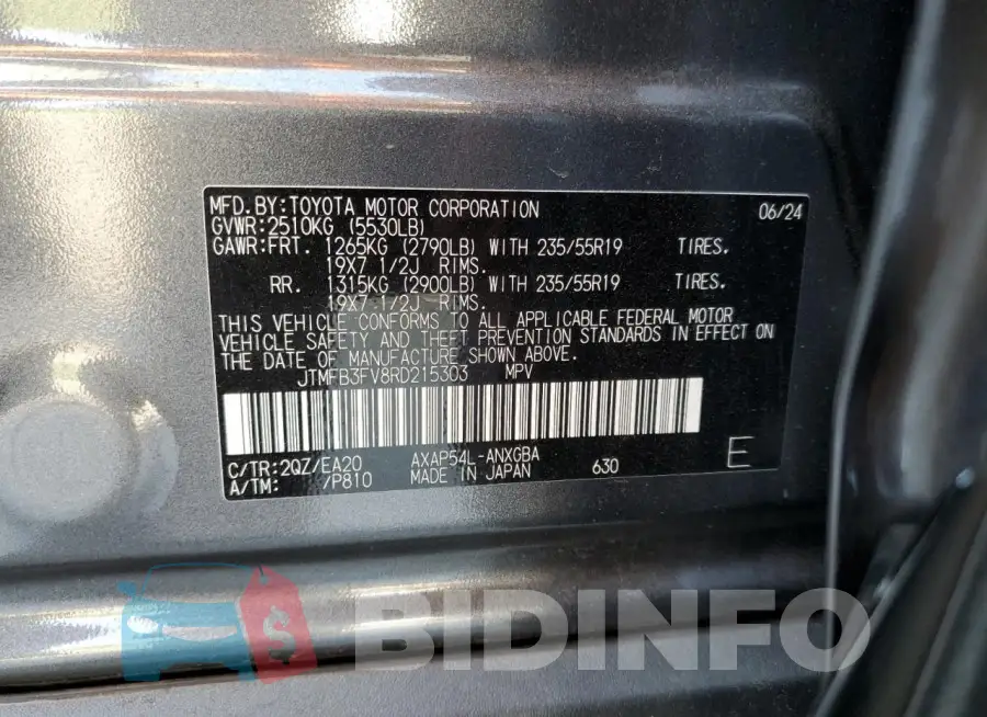 JTMFB3FV8RD215303 Photo# 13
