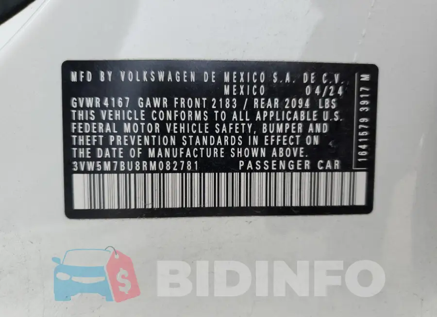 3VW5M7BU8RM082781 Photo# 12