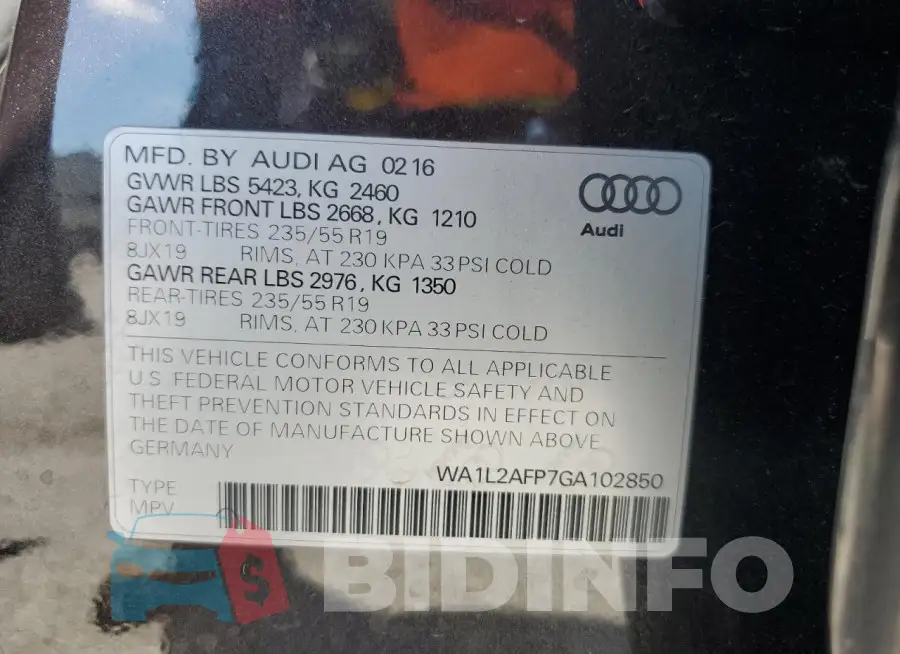 WA1L2AFP7GA102850 Photo# 13