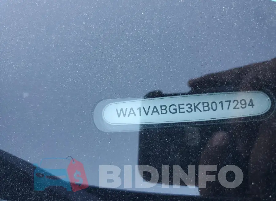 WA1VABGE3KB017294 Photo# 13