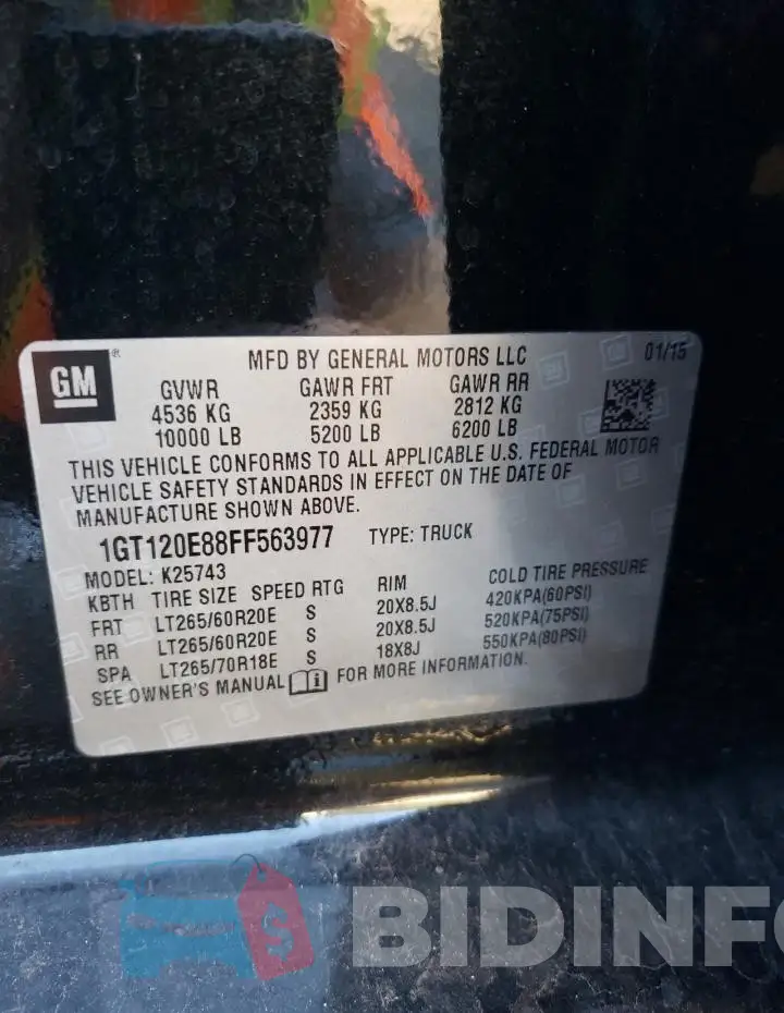 1GT120E88FF563977 Photo# 12