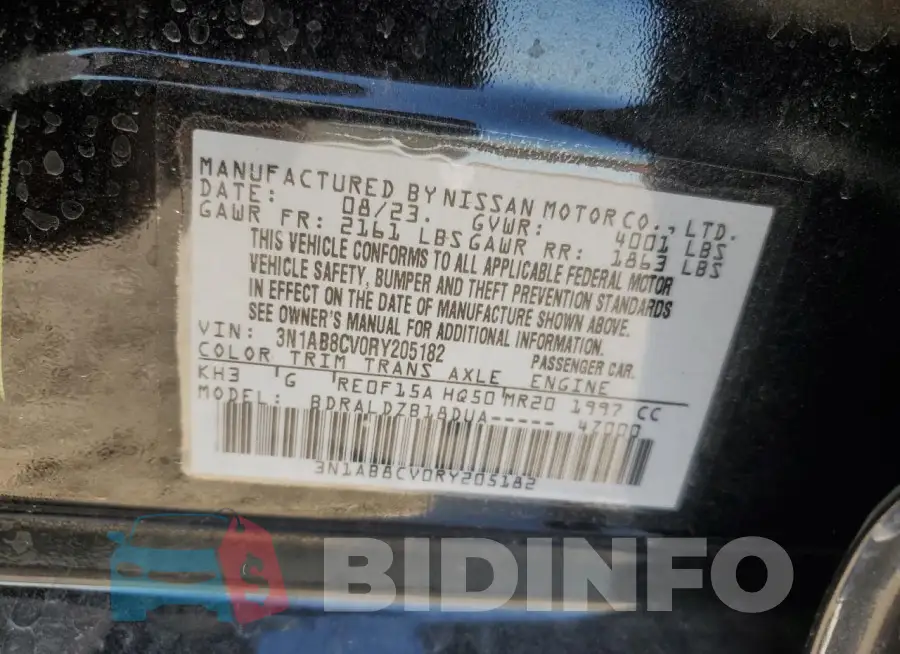 3N1AB8CV0RY205182 Photo# 12