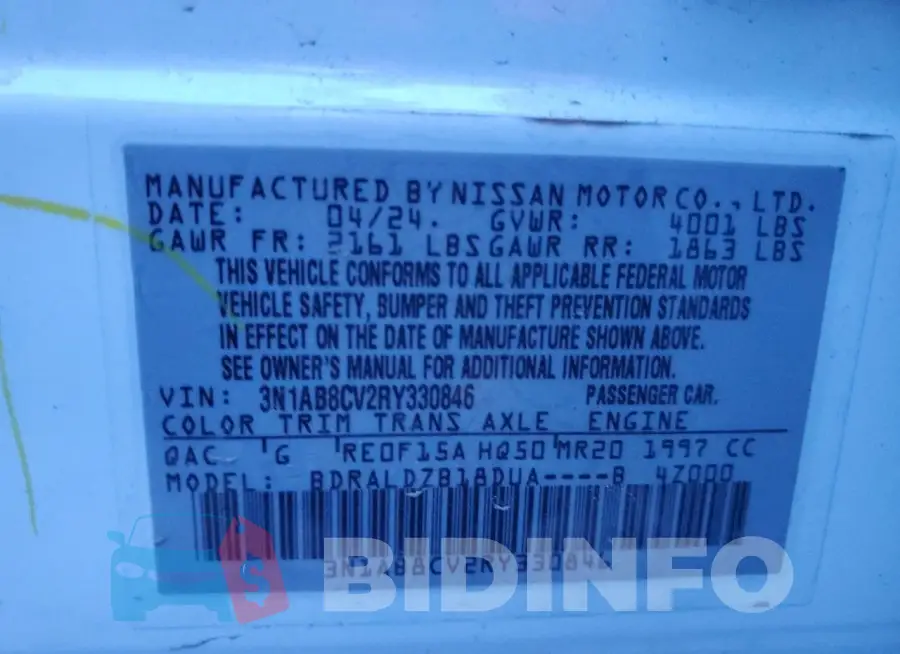 3N1AB8CV2RY330846 Photo# 13