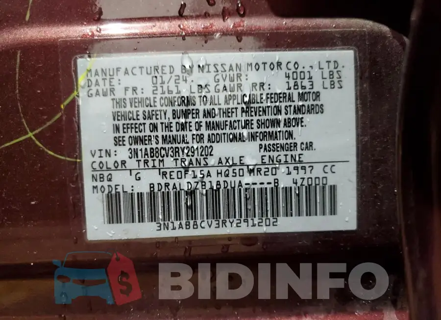 3N1AB8CV3RY291202 Photo# 13
