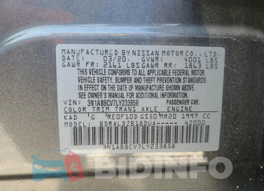 3N1AB8CV7LY233858 Photo# 12