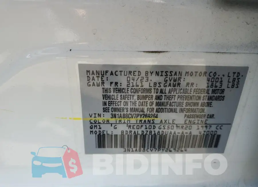 3N1AB8CV7PY269264 Photo# 12
