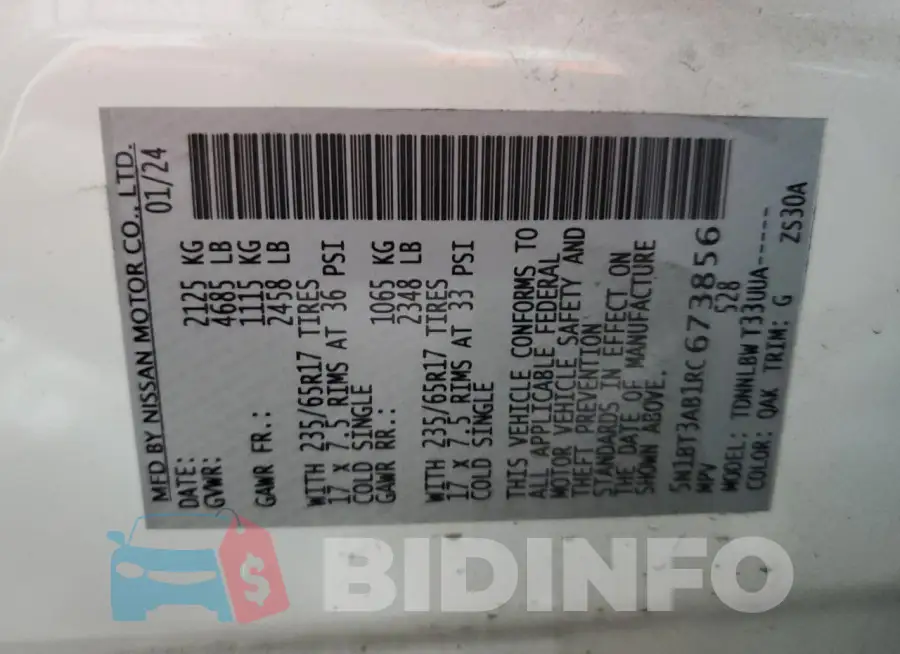 5N1BT3AB1RC673856 Photo# 13