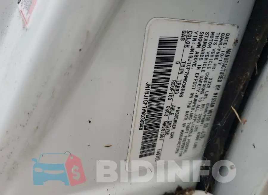 JN1BJ1CP7HW036848 Photo# 13