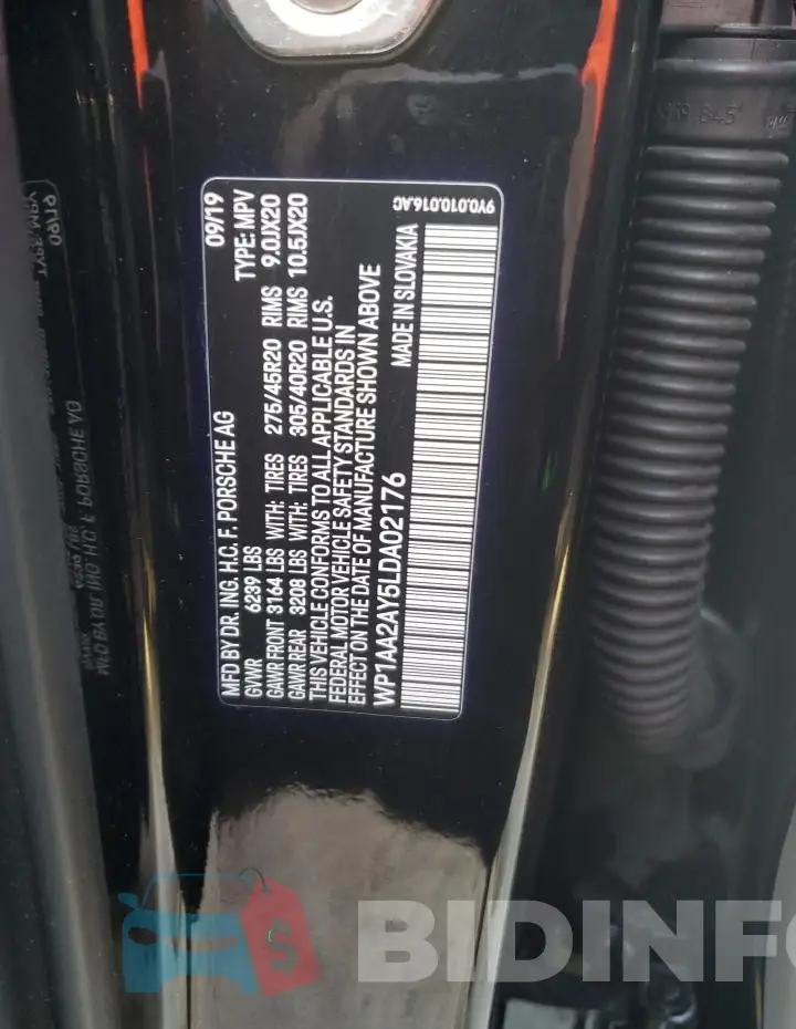 WP1AA2AY5LDA02176 Photo# 14