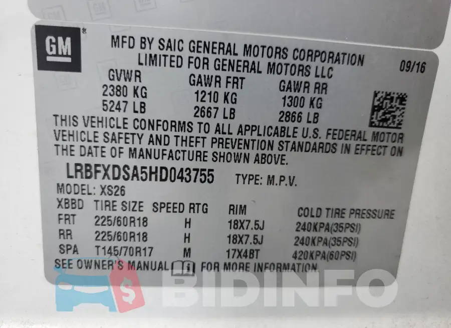 LRBFXDSA5HD043755 Photo# 13