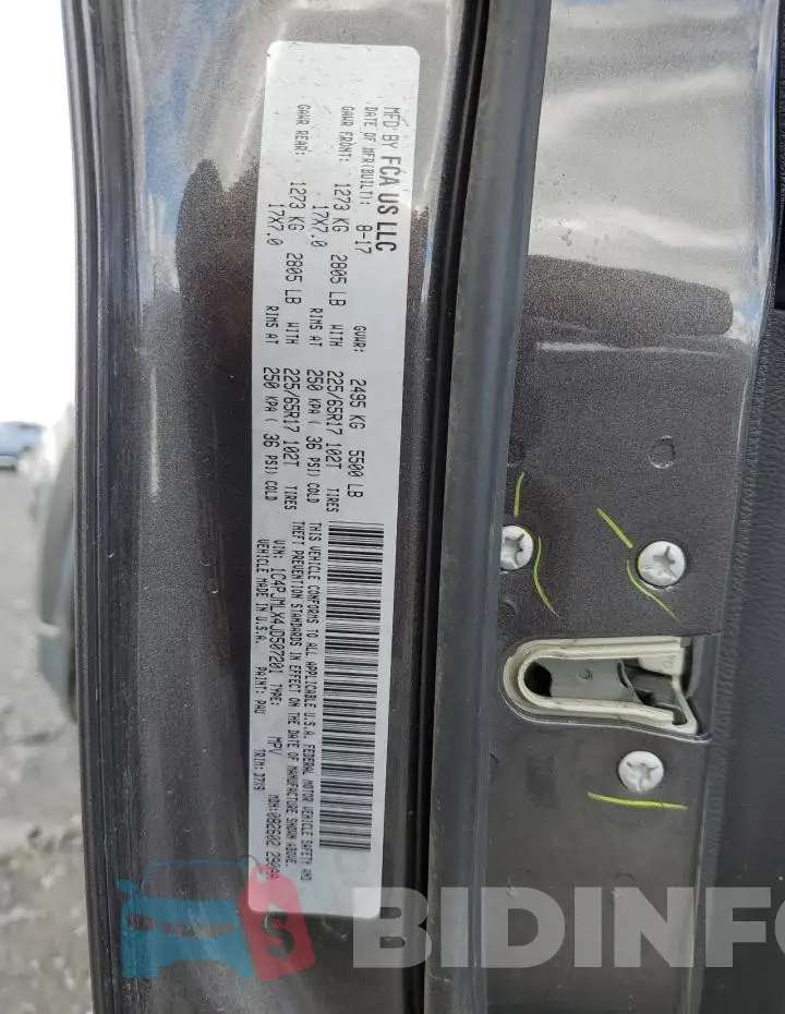 1C4PJMLX4JD507201 Photo# 13