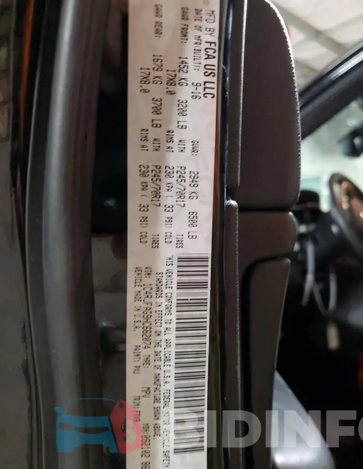 1C4RJFAG9HC662074 Photo# 14