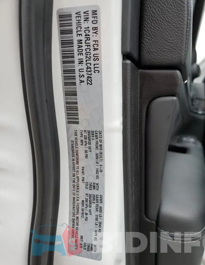 1C4RJFCG2LC437422 Photo# 13