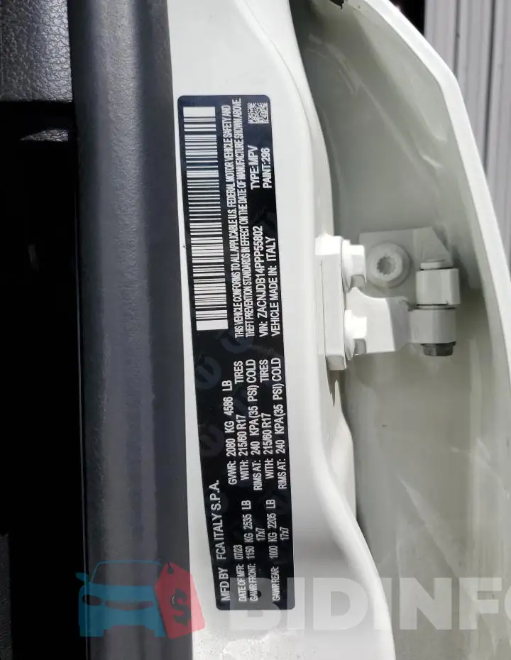 ZACNJDB14PPP55802 Photo# 14