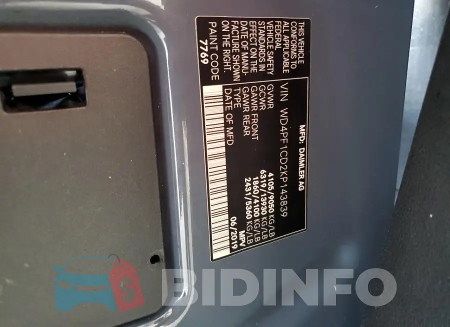 WD4PF1CD2KP143839 Photo# 13