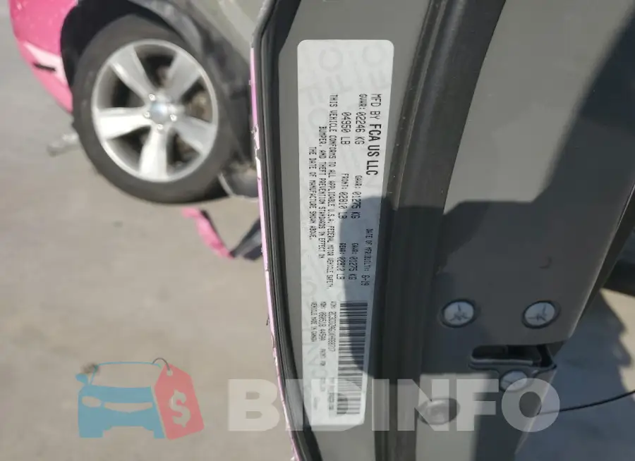 2C3CDZAG1KH668717 Photo# 12