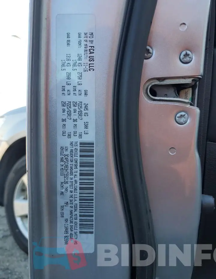 3C4PDCAB3HT552126 Photo# 13