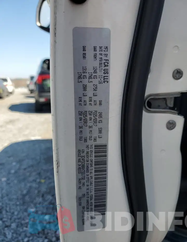 3C4PDCAB6HT551732 Photo# 13