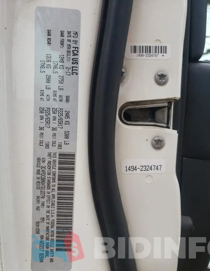 3C4PDCBB6HT612270 Photo# 13