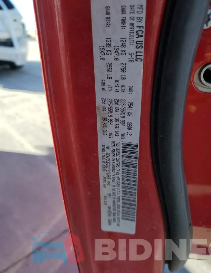 3C4PDDGGXGT213368 Photo# 13