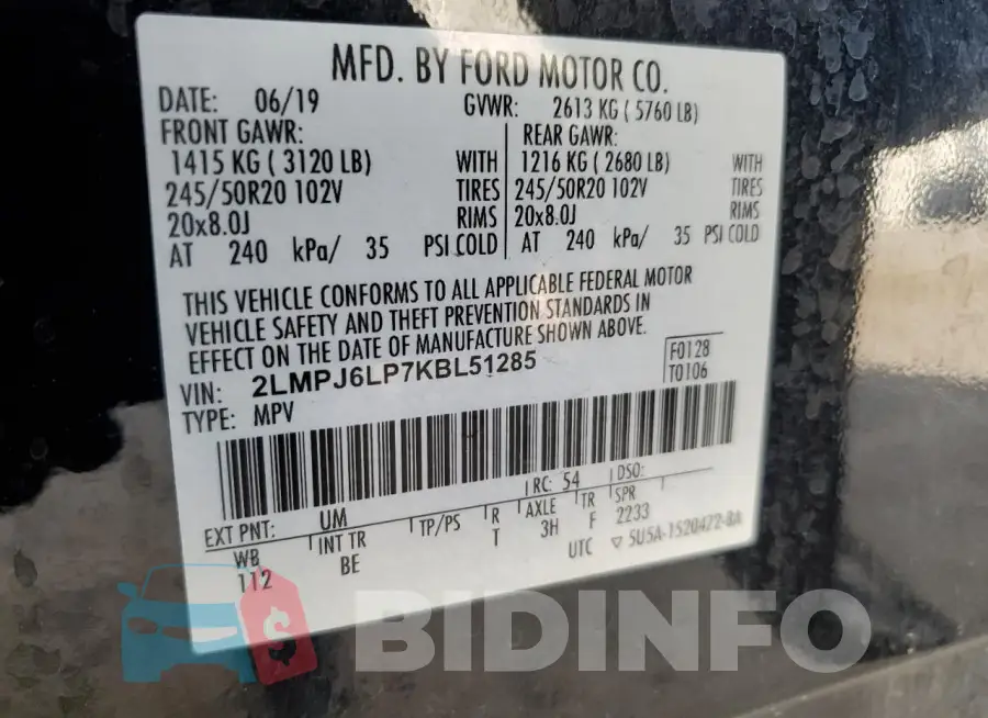 2LMPJ6LP7KBL51285 Photo# 12